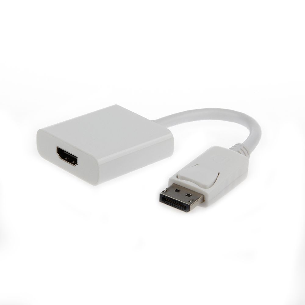 картинка Переходник DisplayPort -> HDMI Cablexpert A-DPM-HDMIF-002-W, 20M/19F, белый, пакет от магазина itmag.kz