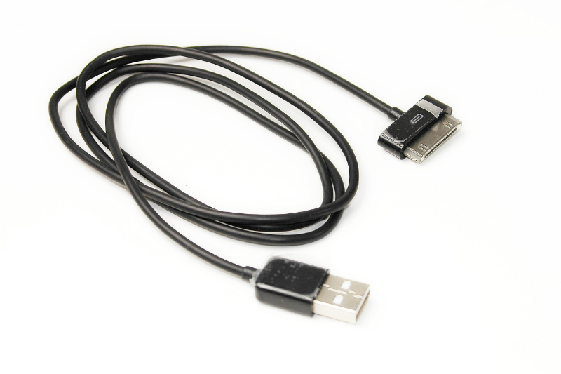 картинка Kабель PowerPlant USB - 30pin (4/4s), 1м Black от магазина itmag.kz
