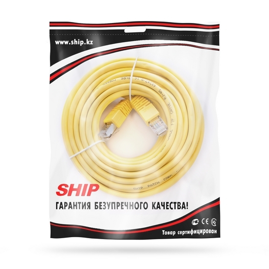 Патч Корд SHIP Cat.5e FTP RJ-45 5 м S4025YL0500-P (S4025YL0500-P) фото