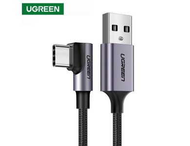 картинка Кабель UGREEN US284 USB AM to USB-C Braided Metallic Cover Cable 1.5m от магазина itmag.kz