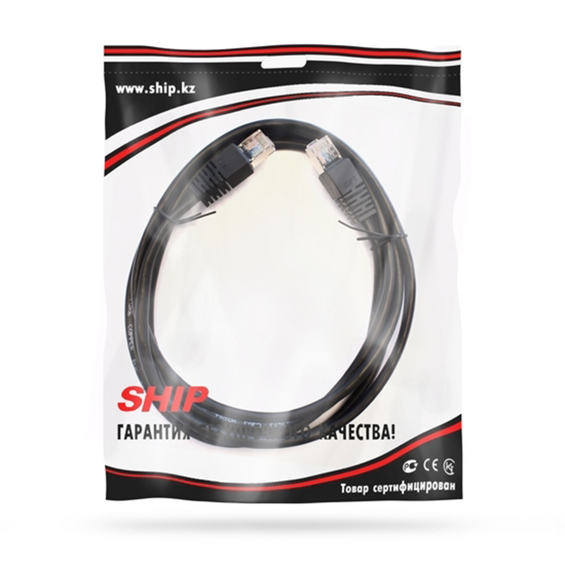 Патч Корд SHIP Cat.5e FTP LSZH RJ-45 1 м S4025BK0100-P (S4025BK0100-P) фото