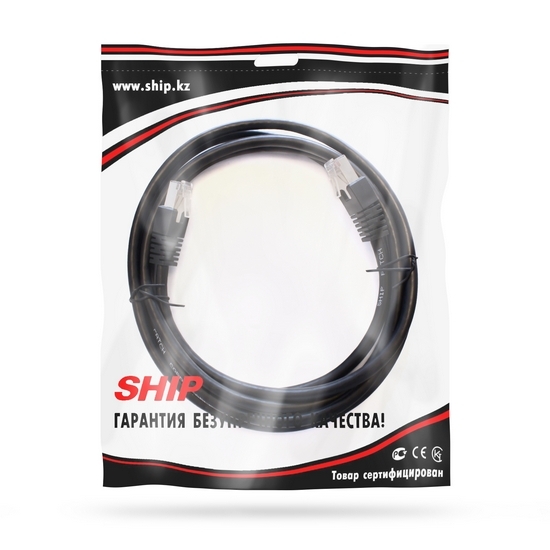 Патч Корд SHIP Cat.6 FTP RJ-45 2 м S7025BK0200-P (S7025BK0200-P) фото