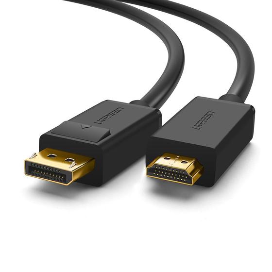 картинка Кабель UGREEN DP101 DP Male to HDMI Male Cable 2m (Black) от магазина itmag.kz