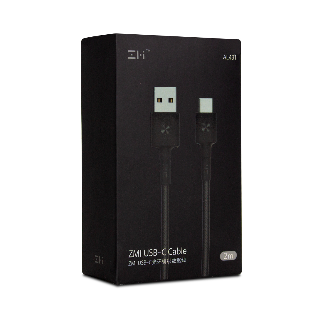 картинка Интерфейсный кабель Xiaomi ZMI AL431 200cm Type-C Черный от магазина itmag.kz