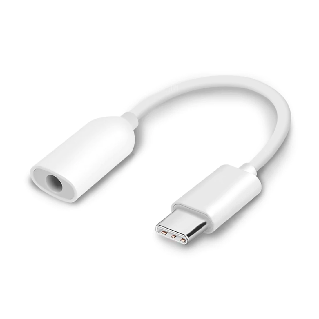 картинка Интерфейсный кабель Xiaomi Type-С to 3.5 MiniJack Белый от магазина itmag.kz