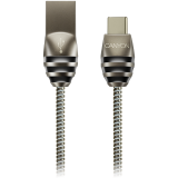 картинка CANYON UC-5 Type C USB 2.0 standard cable, Power & Data output, 5V 2A, OD 3.5mm, metallic Jacket, 1m, gun color, 0.04kg от магазина itmag.kz