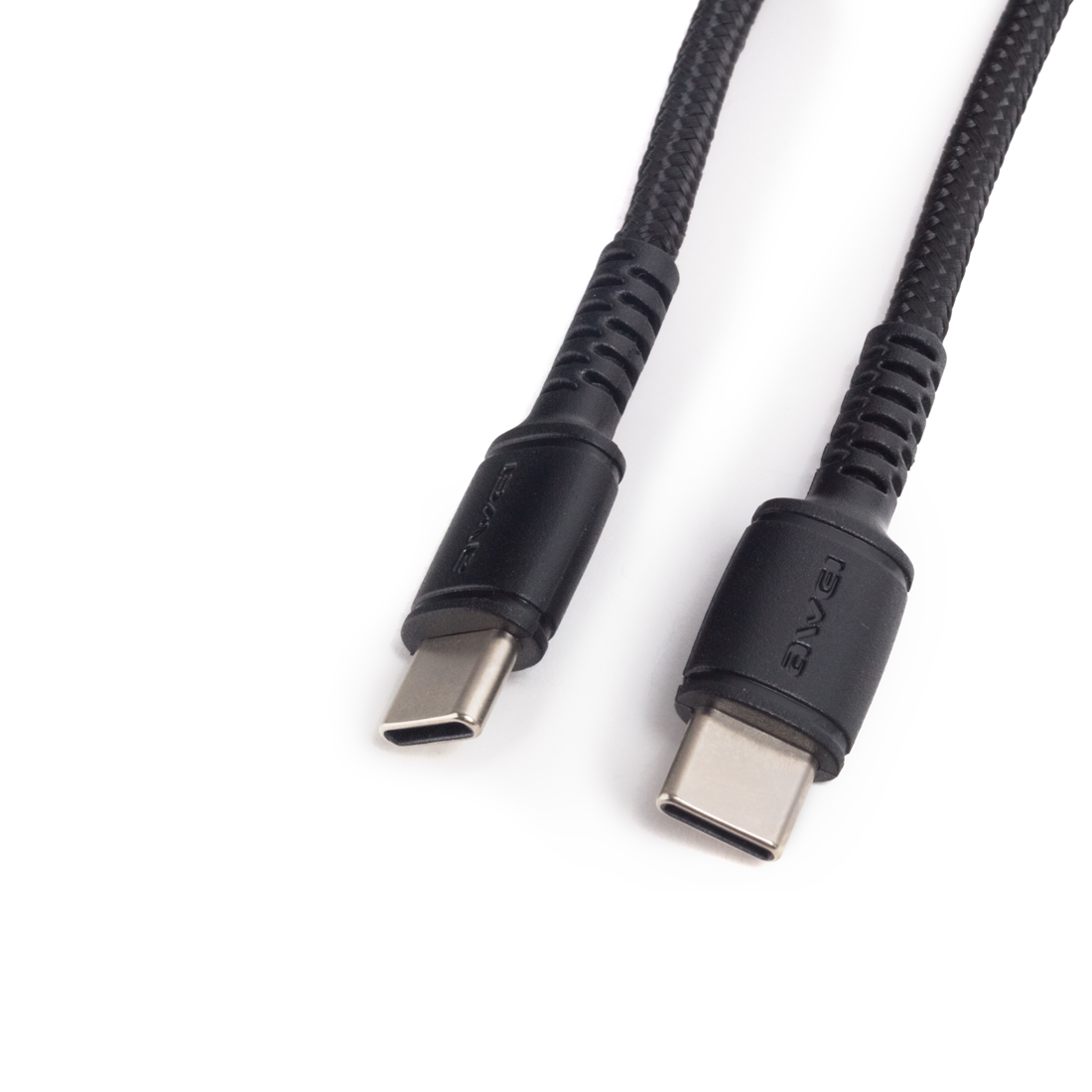 картинка Интерфейсный кабель Awei Type-C to Type-C CL-71T 30W 1m Чёрный от магазина itmag.kz