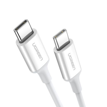 Кабель UGREEN US264 USB 2.0 C M/M ABS Cover 1m (White) (60518) фото
