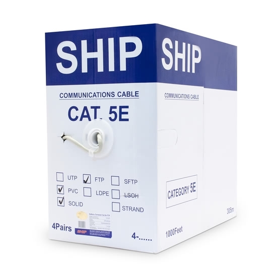 картинка Кабель сетевой SHIP D145-P Cat.5e FTP 30В PVC от магазина itmag.kz