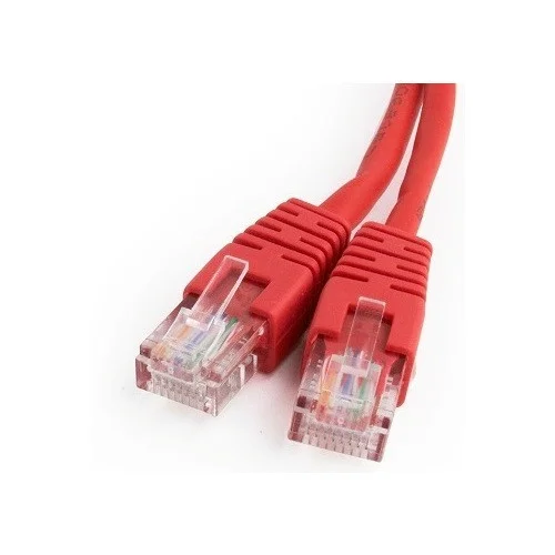 картинка Патч-корд UTP Cablexpert  PP12-0.5M/R кат.5e, 0.5м, литой, многожильный (красный) от магазина itmag.kz