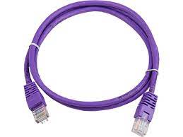 картинка Патч-корд UTP Cablexpert PP12-5M/V кат.5e, 5м, литой, многожильный (фиолетовый) от магазина itmag.kz