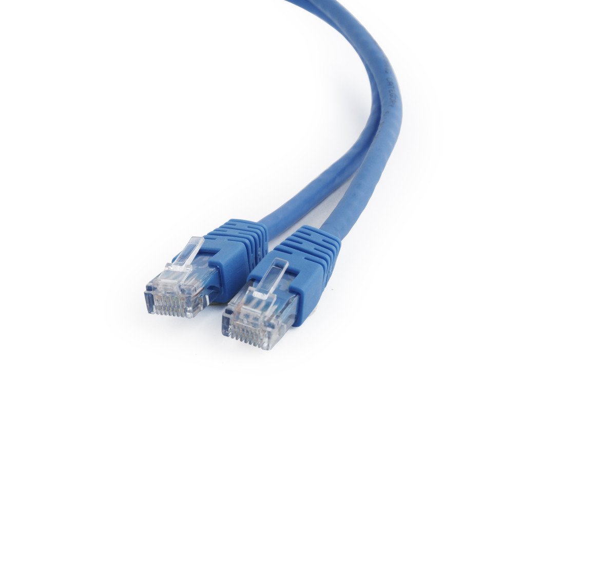 Патч-корд UTP Cablexpert PP6U-1M/B  кат.6, 1м, литой, многожильный (синий) (PP6U-1M/B) фото