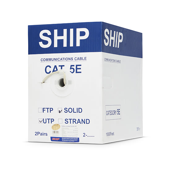 картинка Кабель сетевой SHIP D135-2 Cat.5е UTP 30В PVC от магазина itmag.kz