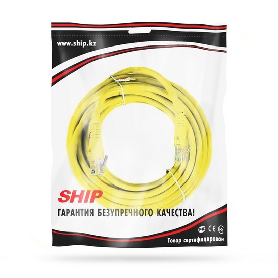 Патч Корд SHIP Cat.5e UTP RJ-45 10 м S3025YL1000-P (S3025YL1000-P) фото
