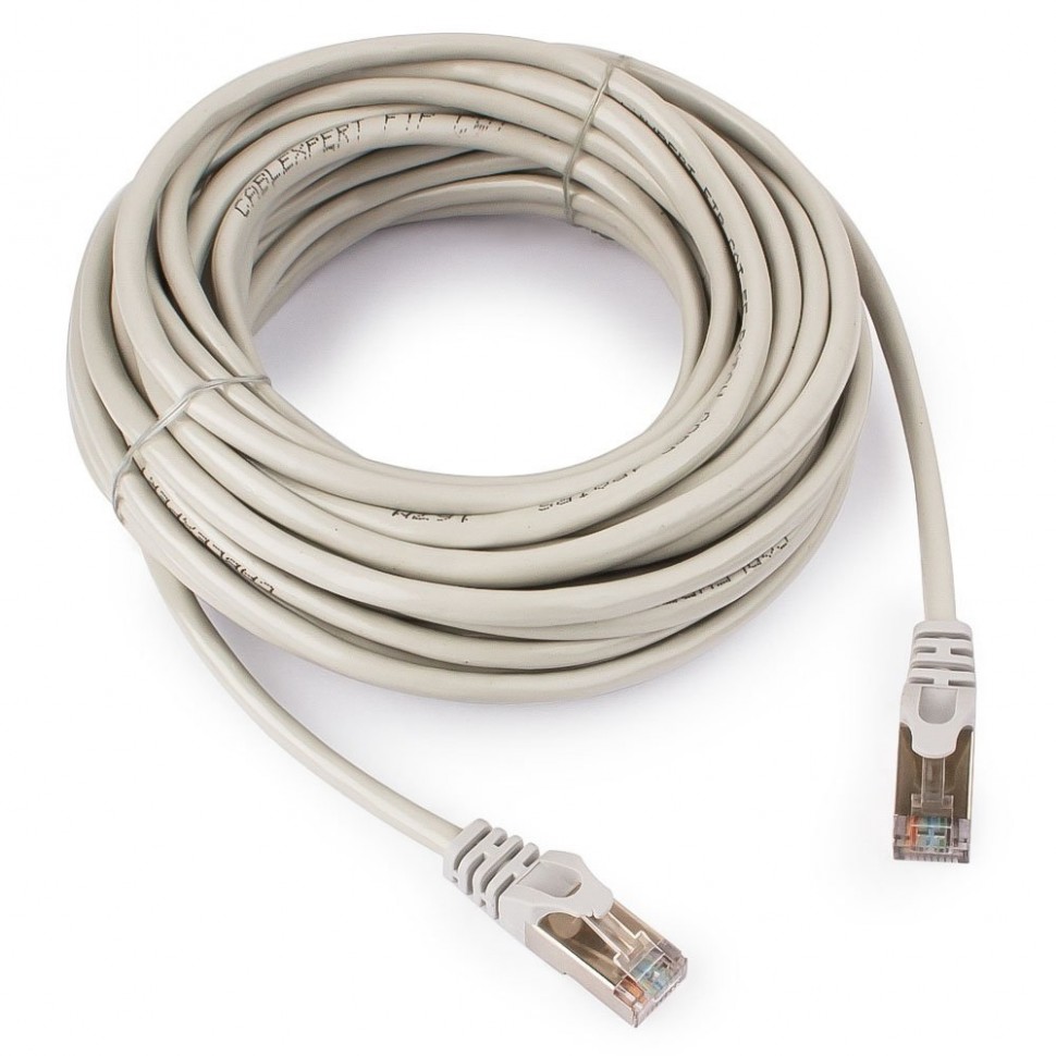 картинка Патч-корд FTP Cablexpert PP6-3m кат.6, 3м, литой, многожильный (серый) от магазина itmag.kz