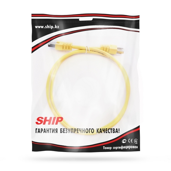 Патч Корд SHIP Cat.5e FTP LSZH RJ-45 1.5 м S4025YL0150-P (S4025YL0150-P) фото