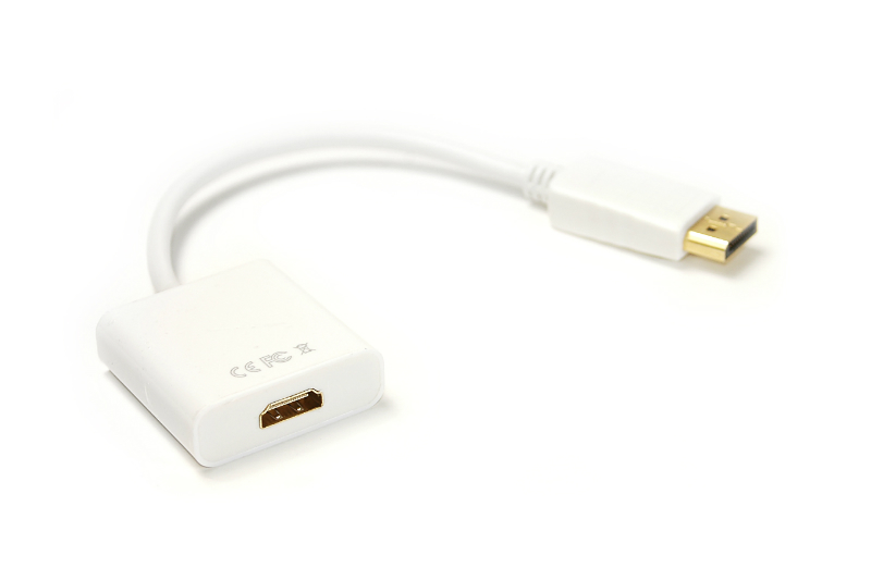 картинка Видeo кабель PowerPlant DisplayPort - HDMI, 0.15m, 1.4V от магазина itmag.kz
