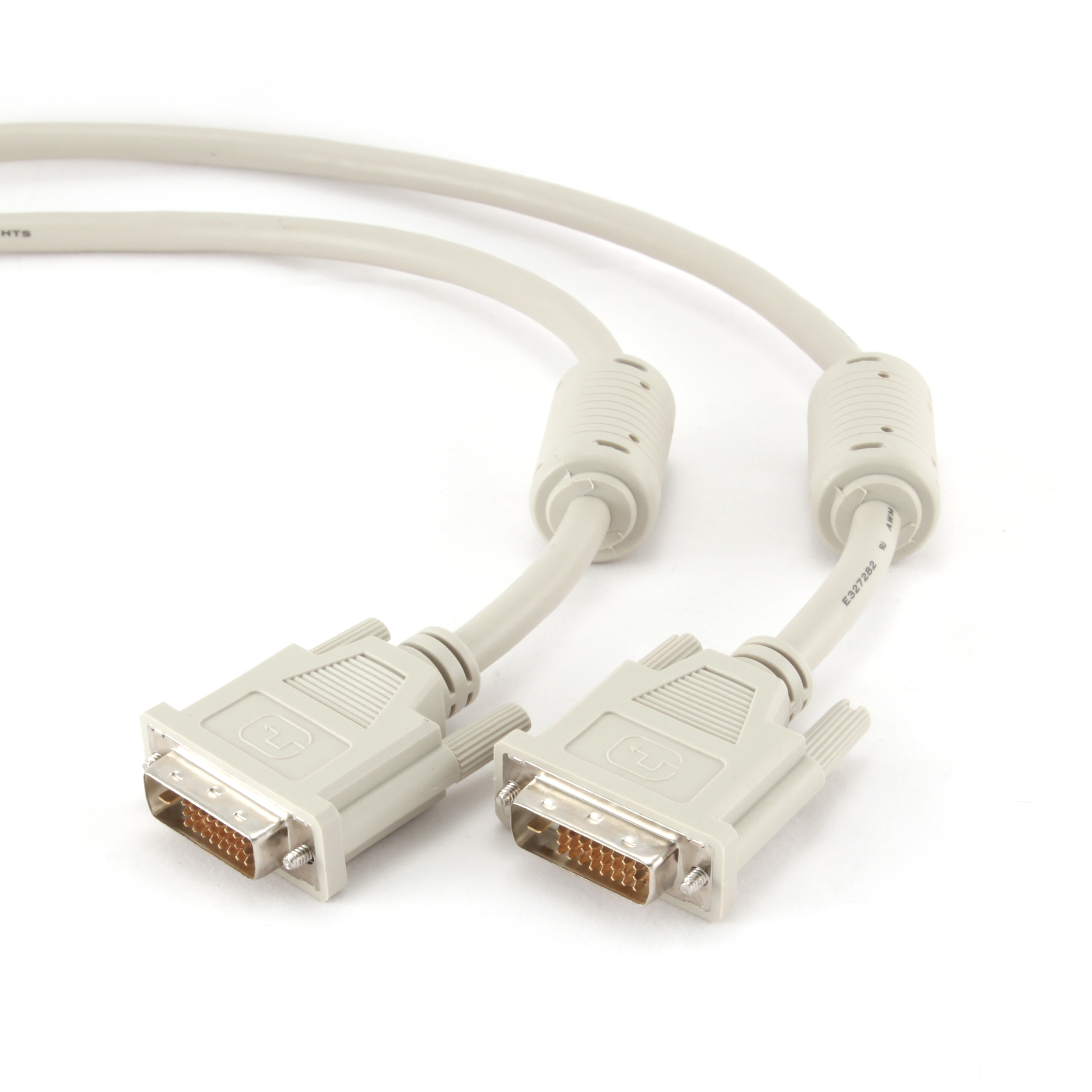 картинка Кабель DVI-D dual link Cablexpert CC-DVI2-6C, 25M/25M, 1.8м, экран, феррит.кольца, пакет от магазина itmag.kz