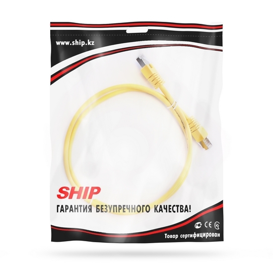 Патч Корд SHIP Cat.5e FTP LSZH RJ-45 1 м S4025YL0100-P (S4025YL0100-P) фото