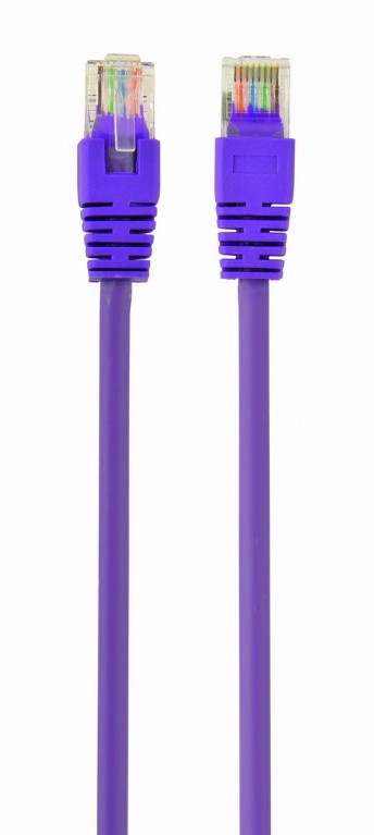 картинка Патч-корд UTP Cablexpert PP12-2M/V кат.5e, 2м, литой, многожильный (фиолетовый) от магазина itmag.kz