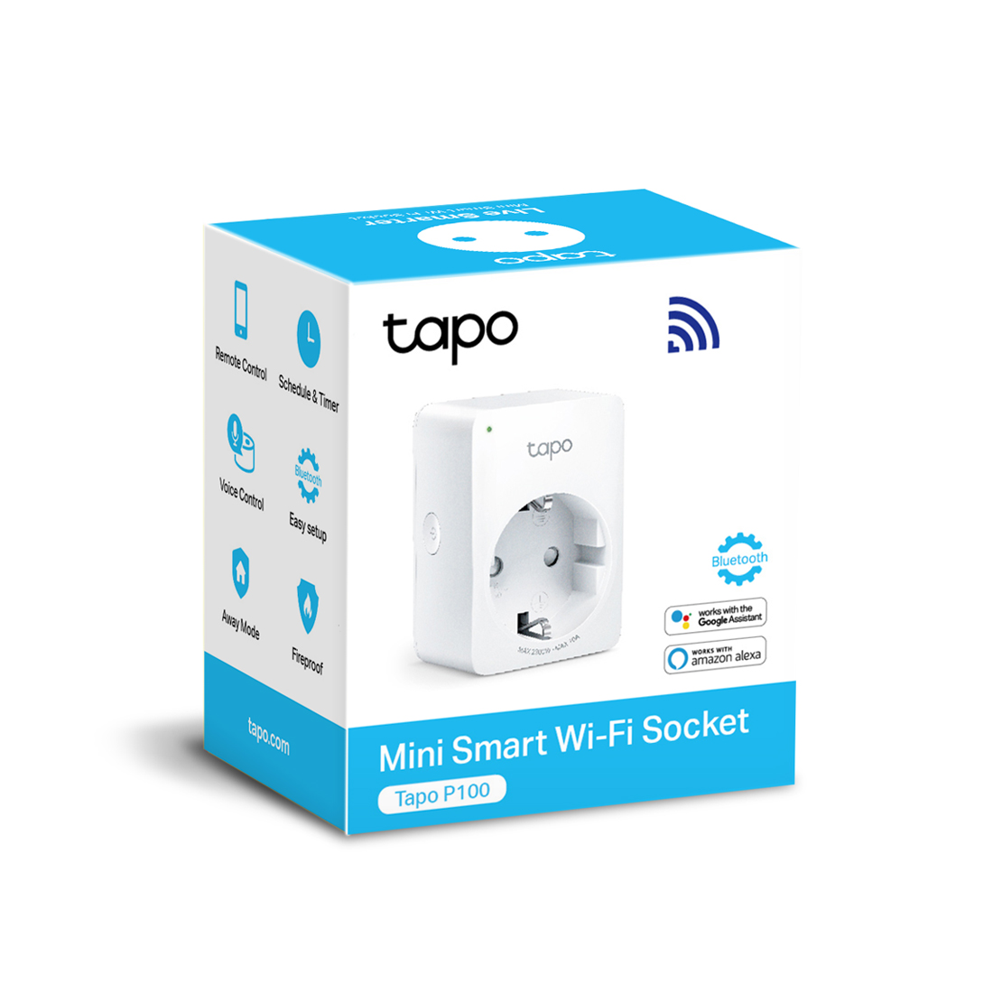 картинка Умная мини Wi-Fi розетка TP-Link Tapo P100(1-pack) от магазина itmag.kz