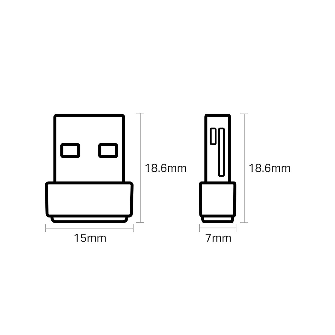 картинка USB-адаптер TP-Link Archer T2U Nano от магазина itmag.kz