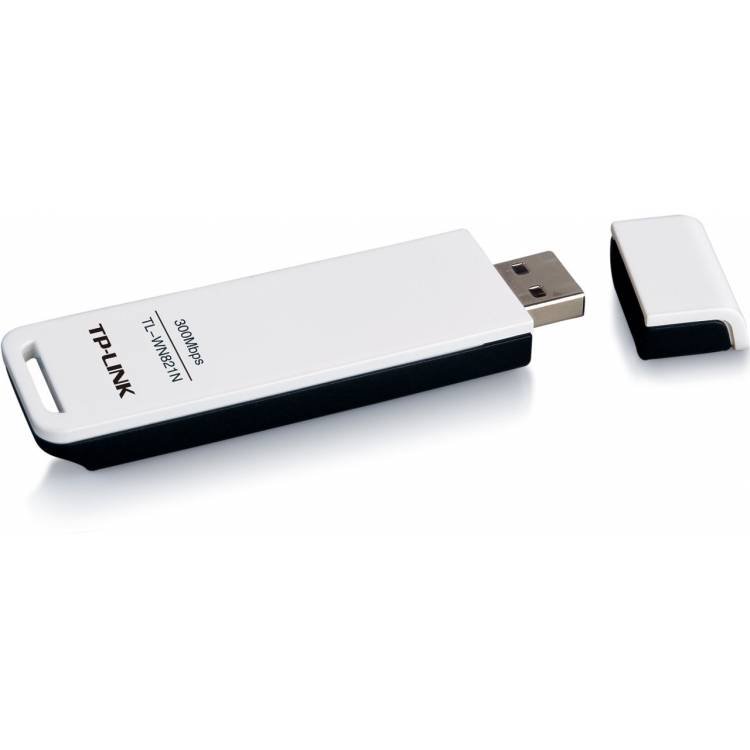 картинка Сетевой адаптер беспроводной USB 300M Tp-Link TL-WN821N <300Mbps Wireless N USB adapter, Atheros, 2T2R, 2.4GHz, 802.11n, 802.11g/b> от магазина itmag.kz