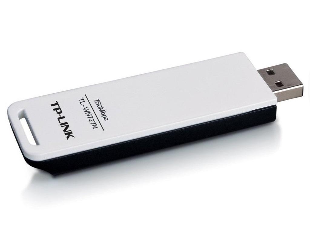 картинка Сетевой адаптер беспроводной USB 150M Tp-Link TL-WN727N <Lite-N Wireless USB adapter, 1T1R, 2.4GHz, 802.11b/g/n, PSP X-Link> от магазина itmag.kz