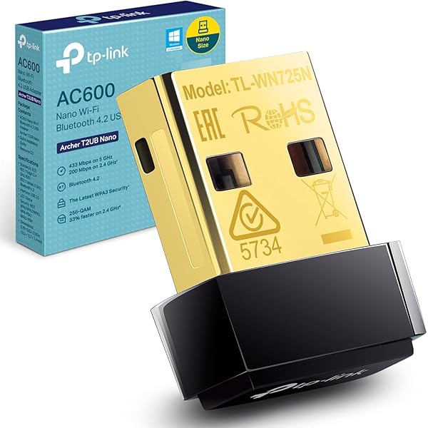 Сетевой адаптер беспроводной USB AC 600 Tp-Link Archer T2UB Nano  (Archer T2UB Nano(EU)) фото