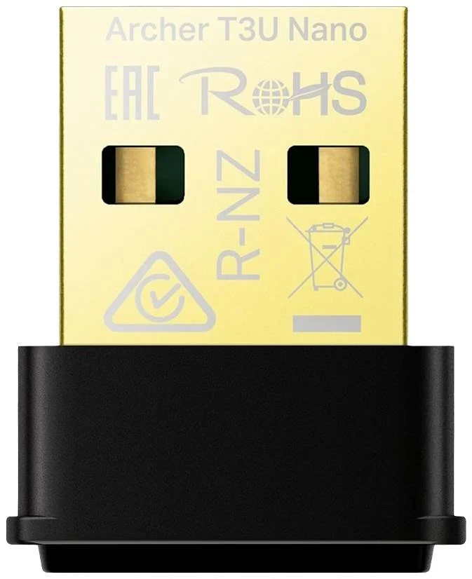 Сетевой адаптер беспроводной USB AC 600 Tp-Link Archer T2UB Nano  (Archer T2UB Nano(EU)) фото