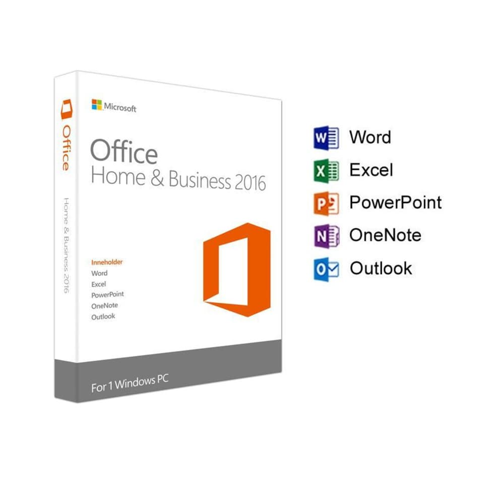 картинка Прогаммное обеспечение MS Office Microsoft Home and Business 2016 English BOX (T5D-02710) от магазина itmag.kz
