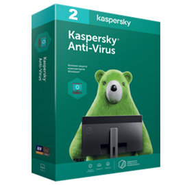 картинка Антивирус Kaspersky Anti-Virus Kazakhstan Edition. 2020 Box 2-Desktop 1 year Base (KL11710UBFS_20) от магазина itmag.kz