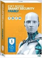картинка Антивирус ESET NOD32 Smart Security Family – универсальная лицензия на 1 год на 5 устройств (NOD32-ESM-NS(BOX)-1-5 KZ) от магазина itmag.kz