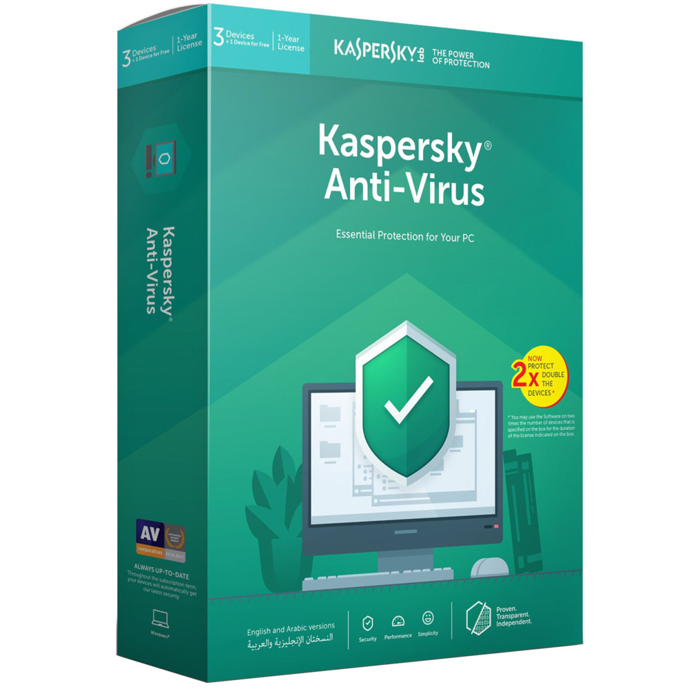картинка Антивирус Kaspersky Anti-Virus 2019 Box 2-Desktop 1 year Base (KL11712UBFS_19) от магазина itmag.kz