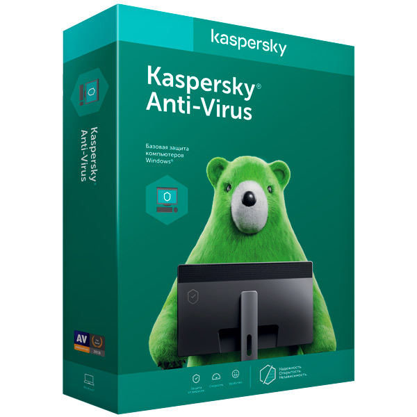 картинка Антивирус Kaspersky/Kaspersky Anti-Virus Kazakhstan Edition. 2021 Box 2-Desktop 1 year Base (KL11710UBFS_21) от магазина itmag.kz