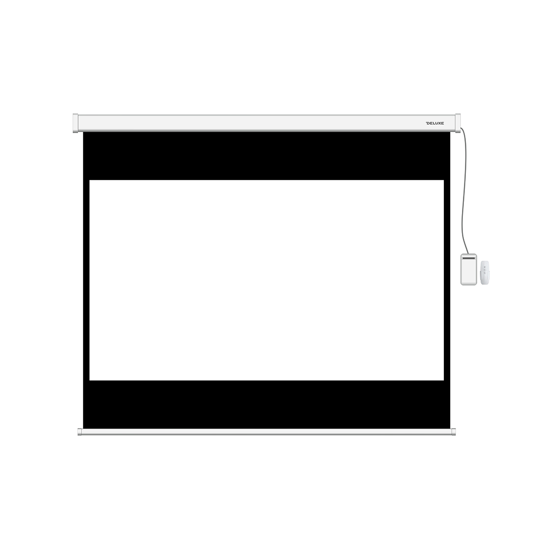 картинка Экран моторизированный (с пультом Д/У) Deluxe DLS-ERC274х206W (108"х81"), Ø - 135", 4:3 от магазина itmag.kz