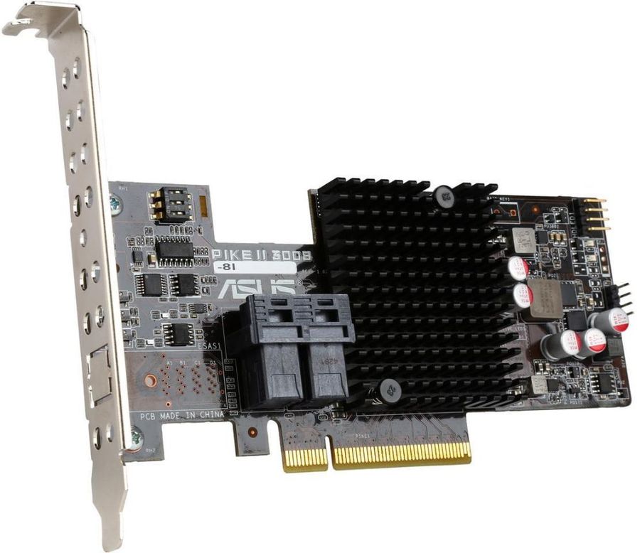 картинка Контроллер Asus PIKE II 3008-8I 8-port SAS 12Gb/s SATA 6Gb/s Raid 0/1/1E/10 от магазина itmag.kz