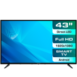 картинка Телевизор Prestigio LED LCD TV 43" PTV43SS05Y_CIS_BK от магазина itmag.kz