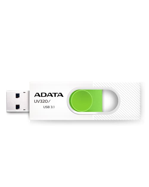 картинка ADATA AUV320-16G-RWHGN  3.1, UV320, 16GB White/green от магазина itmag.kz