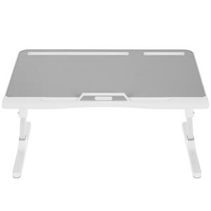 картинка Столик складной регулируемый для ноутбука Evolution LS204 серый от магазина itmag.kz