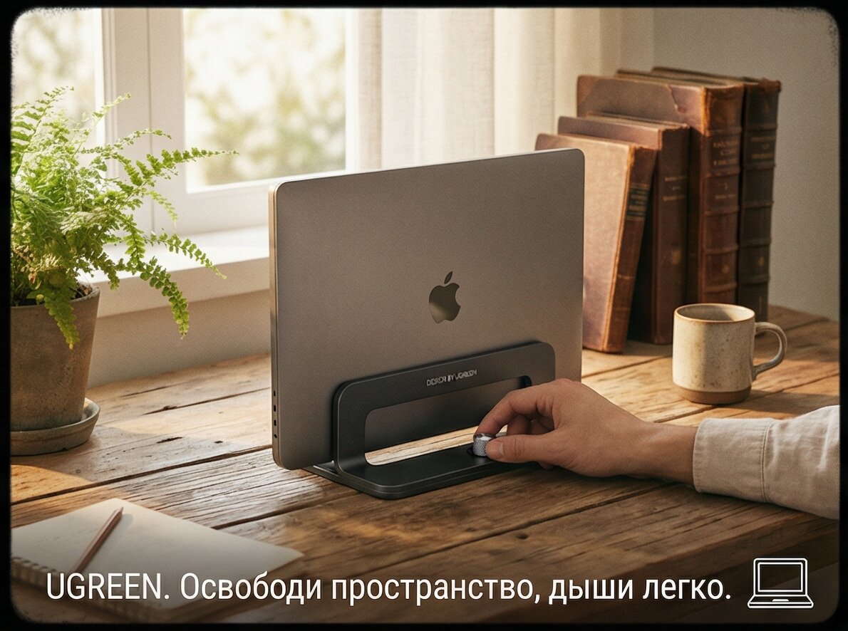 Вертикальная подставка для ноутбука UGREEN LP258 (25706)  фото