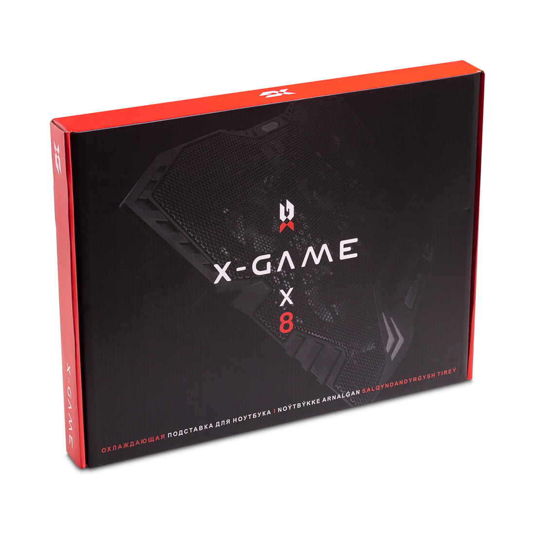 картинка Охлаждающая подставка для ноутбука X-Game X8 15,6", USB 2.0, Чёрный от магазина itmag.kz