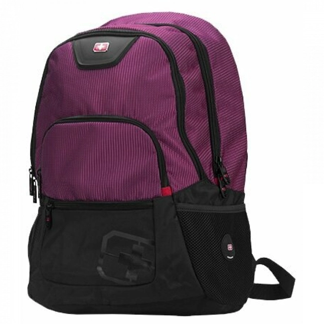 картинка Рюкзак для ноутбука 16" Continent BP-305 PP, Black-Purple, Нейлон/Полиэстер от магазина itmag.kz