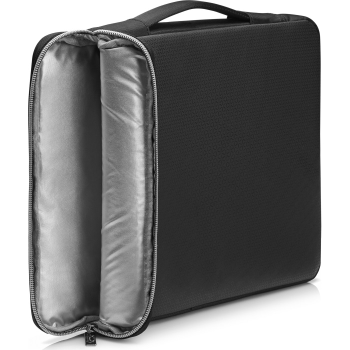 картинка Чехол HP Carry Sleeve черный/серебристый (3XD36AA) от магазина itmag.kz