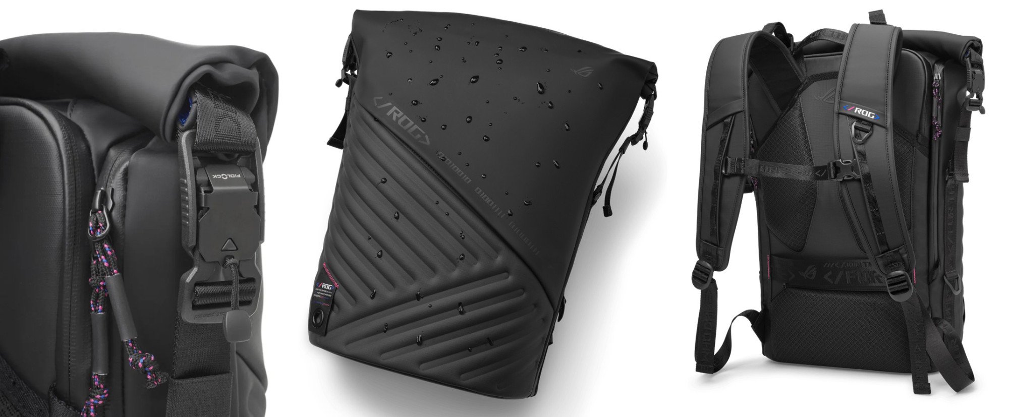 Рюкзак Asus ROG SLASH BACKPACK 4.0 BP3801 (Black) (90XB09X0-BBP000) фото