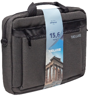 Сумка для ноутбука 15.6" Deluxe Athenes (A7955), Gray, полиэстер (ATHENES (A7955)) фото
