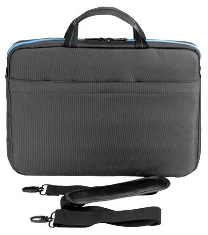 Сумка для ноутбука 15.6" Continent CC-205GB, Black-Blue, нейлон (CC-205 GB) фото