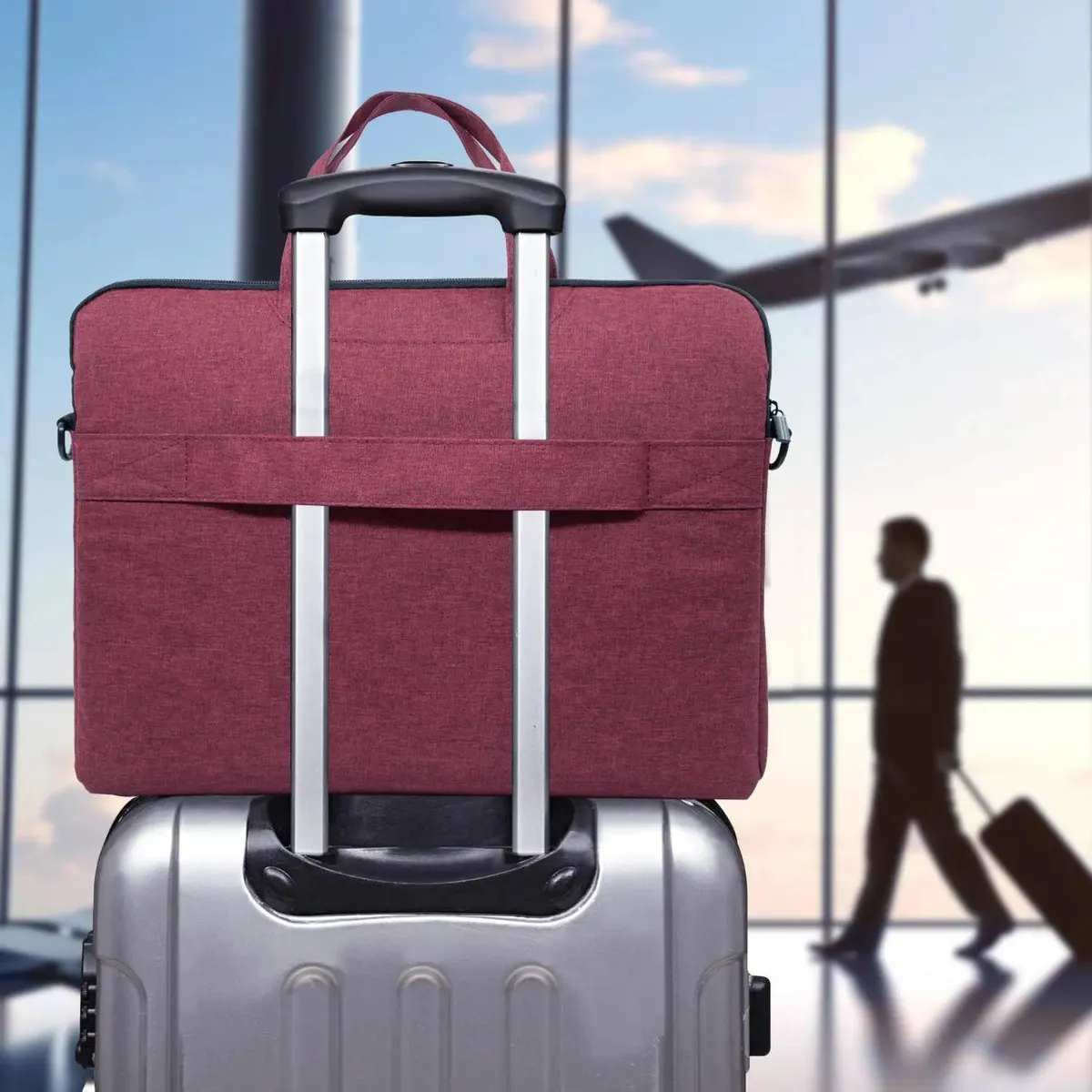 Сумка для ноутбука Portcase KCB-165 15.6", Bordo (KCB-165 BORDO) фото