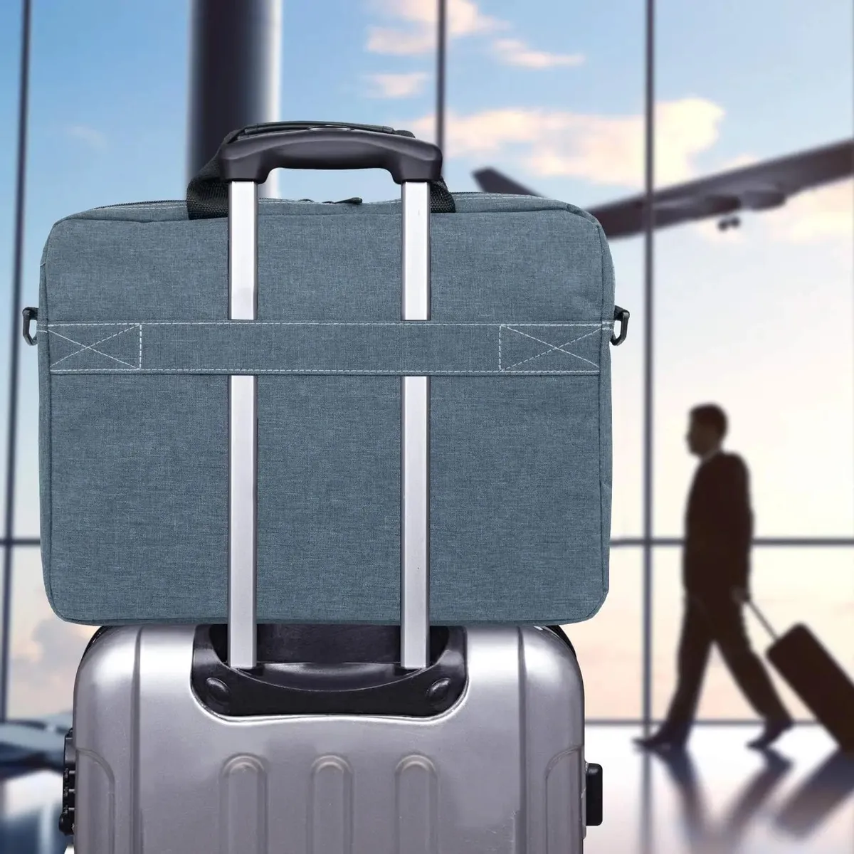 Сумка для ноутбука Portcase KCB-162 15.6", Grey (KCB-162 GREY) фото