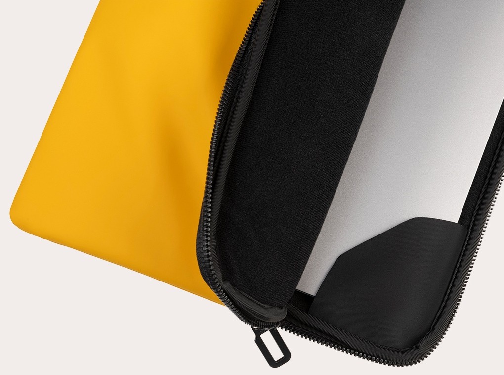 Сумка для ноутбука Tucano Gommo Sleeve 14, Yellow (BFGOM1314-Y) фото